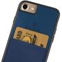 Sinjimoru iPhone SE 2020 / iPhone 8/7 Case with Card Holder, Card Wallet Cell Phone Case Cover for Apple iPhone SE 2/8 / 7. Sinji Pouch Case, Navy.