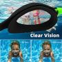 Uniswim Swimming Goggles for Kids(Age 3-12) Youth Goggles for Swimming 2 Pack, Children Swim Glasses with Nose Clip Earplugs Nose Bridge, Shatterproof Anti-Fog 100% UV Protection Lens Clear Wide View