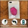 Gorgeous Agate Crystal Druzy Quartz Phone Grip Phone Holder for Smart Phones and Tablets (Pink)
