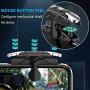 Newseego Mobile Game Controllers, [Quicker Response] Phone Trigger Key Mobile Shooter Aim & Fire Buttons Physical Joystick for Knives Out/PUBG/Rules of Survival L1R1 for iOS Android Phone, Black