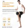 Knee Brace Support with Patella Gel Pads & Side Stabilizers for Knee Pain - Knee Compression Sleeve for Running, Jogging, Sports - Brace for Joint Pain Relief, Arthritis and Injury Recovery (Blue)