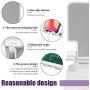Foldable Cell Phone Stand Holder Adjustable Cell Phone Stand for Desk Compatible with iPhone 10 11 X Xr Xs max All Mini Samsung Galaxy ipad Smartphones Tablets（White）