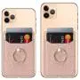 Phone Card Holder RFID Wallet Credit Adhesive Cell Case Stick-on Card Holder for Back of Phone for Most of Smartphones (iPhone/Android/Samsung Galaxy) Rosegold Phone Card Holder RFID Wallet Credit Adhesive Cell Case Stick-on Card Holder for Back of Phone for Most of Smartphones (iPhone/Android/Samsung Galaxy) Rosegold