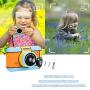 Dessports Kids Digital Cameras for Girl - Selfie Rechargeable Child Mini Toddler Toy Camera for Kids 2.4Inches HD Screen Video Camcorder with Flash Light for 4-8 Years Old Boys