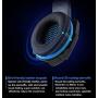 Beyda Tech NEW Gaming Headset Game Headphone Headsets with Microphone LED Light 3.5mm for PS4 Computer.Laptop.Tablet.All Mobile Phones with Noise Cancelling & Volume Control （Blue）