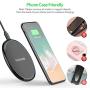 Fast Wireless Charger, NANAMI 7.5W Charging Pad Compatible iPhone SE/11/11 Pro/11 Pro Max/XS Max/XS/XR/X/8 Plus,10W Qi Charger for Samsung S20 S10 S9 S8 S7 Note 10+/9/8 & New Airpods-Ultra Slim Design