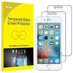 JETech Screen Protector for Apple iPhone 6 and iPhone 6s, 4.7-Inch, Tempered Glass Film, 2-Pack