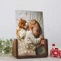 Lezgo 4x6 inch Picture Frame (2 Pack)- Photo Frame Made of Solid Wood Acrylic High-Definition Glass for Table Top Display
