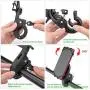 Bike Phone Mount 2 Pack, Bicycle Handlebar Adjustable Universal iPhone Holder Bike Phone Mount 2 Pack, Bicycle Handlebar Adjustable Universal iPhone Holder