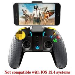 Wireless Controller Gamepad Mobile Phone Game Controller Compatible with iOS iPhone8/XR/XS /iPhone11 Android Smart Phone Tablet PC（Android 6.0or ios11.0 or Above）