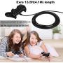 2 Pack LYBDWE 13.5Ft PS4 Controller Charger Cable,Play and Charger USB 2.0 High Speed Data Sync Cord Charging Cable for Sony Playstation 4/ PS4 Pro/ PS4 Slim/ PS4 Controllers(Black)