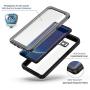 Lanhiem Galaxy S8 Case, IP68 Waterproof Dustproof Shockproof Case with Built-in Screen Protector, Full Body Sealed Underwater Protective Cover for Samsung Galaxy S8 (Black/Gray)