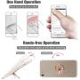 IVSO Finger Ring Stand, Cell Phone Ring Holder 360 Rotation Ring Car Mount for All Smartphone,Finger Grip Rings (Black and Rosegold)