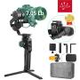 Moza Aircross 2 with Carrying Case, 3-Axis Handheld Gimbal Stabilizer, Up to 7.1 lbs 8 Follow Modes Dual Follow Focus System for DSLR Mirrorless Cameras with Larger Heavier Lens