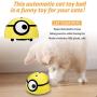 CAMTOA Interactive Cat Toy Intelligent Escaping, Runaway Interactive Cat Toy, Moving Wicked Ball for Small Dogs, Automatic Funny Pet Toy for Kitten Puppy, Robotic Motion Sensor Kitty Toy