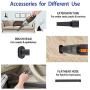 Baseland Cordless Handheld Vacuum, Portable Car Vacuum Cleaner, Upgraded Rechargeable Vacuum for Household and Car Cleaning，with 2 Kinds of USB and Socket Charging Line.