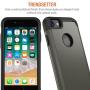 iPhone 8 Case, Trianium Protanium Apple iPhone 8 Case (2017) with Heavy Duty Protection/Shock Absorption/Dual Layer TPU + Rigid Back Armor/Scratch Resistant/Reinforced Corner Frame -Gunmetal
