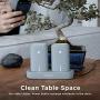 Mangata Orbit [Cordless Power Bank Charging Dock] for Home & Office | 2-Pack 5000 mAh Fast Charge Battery, UL-2056 Certified | Apple, Samsung, iWatch
