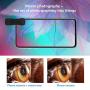 Phone Camera Lens, 6 lenses+ LED Light+ Remote Shutter+ Tripod, 18X Telephoto Zoom/Wide angle/Macro/Fisheye/CPL/Kaleidoscope camera lens kit for iPhone Xs X XR 8 7 6 Plus Samsung and Android