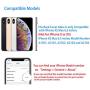 Vimour Back Glass Replacement for iPhone Xs Max 6.5 Inches All Carriers with Pre-Installed Adhesive and Repair Tool Kits (White)