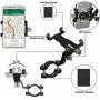 Bicycle & Motorcycle Universal Phone Mount ,Aluminum Alloy Bike Phone Holder with 45° Tilt and 360° Rotation Full Angel Adjustment Fits for Most of Smartphones Bicycle & Motorcycle Universal Phone Mount ,Aluminum Alloy Bike Phone Holder with 45° Tilt and 360° Rotation Full Angel Adjustment Fits for Most of Smartphones