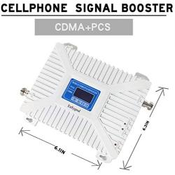Easygnal Cell Phone Signal boster for 2G 3G 4G LTE AT&T,Verizon,T-Mobile, Daul Band 2/5 850/1900Mhz, Repeater Amplifier Kit for Home and Office