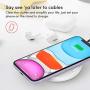 Wireless Charger 10W by Playa (Wireless Charging Pad Compatible w/iPhone SE, iPhone 11, Galaxy, Pixel, AirPods, More) No Power Adapter (Required)