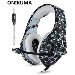 K1 Camouflage PS4 Headset Bass Gaming Headphones Game Earphones Casque with Mic for PC Mobile Phone New One Tablet