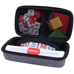 Aenllosi Storage Organizer Case Compatible with OSMO Genius Kit, fits Base/Starter/Numbers/Words/Tangram/Coding Awbie Game (for Genius Set, Gray)