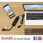 Diamond VC500 USB 2.0 One Touch VHS to DVD Video Capture Device with Easy to use Software, Convert, Edit and Save to Digital Files For Win7, Win8 and Win10