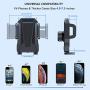 Car Phone Mount, Dashboard Windshield Car Phone Holder No Obstruction View & Strong Sticky Gel Suction Cup, Compatible iPhone 11/11 pro/XS MAX/XS/XR/X/8plus/7/8/6 Galaxy S10/S9/S8,Google etc