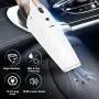 Car Vacuum, GALSOAR 8000Pa Strong Power Suction Auto Portable Lightweight Car Vac, Wet and Dry Automotive Handheld Vacuum Cleaner for Car, White Car Vacuum, GALSOAR 8000Pa Strong Power Suction Auto Portable Lightweight Car Vac, Wet and Dry Automotive Handheld Vacuum Cleaner for Car, White