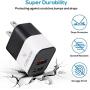 5V/2.4A USB Wall Charger, CABEPOW Dual 2 Port USB Charger Adapter, 12W Charger Block Plug Cube Replacement for iPhone Xs/XS Max/XR/X/8/7/6/Plus iPad Pro/Air 2/Mini 2, Galaxy9/8/7, Note9/8, LG