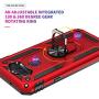 RioGree Phone Case for LG Aristo 5 / Phoenix 5 / Fortune 3 / Risio 4 / Aristo 5 Plus +/ Tribute Monarch/ K8X / K31 with [2 PCS Screen Protector] Kickstand Magnetic for Car Mount Heavy Duty Ring-Red