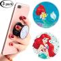 3 Pack/Multifunction Disney Cell Phone Stand Holder and Grip Ariel Little Mermaid Foldable Phone Kickstand Mount Compatible for Smartphones