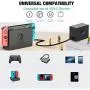 Switch Charger for Nintendo Switch Lite, YCCSKY Nintendo Switch Lite Charger AC Adapter Charger Replacement Accessories with 5FT Type C Cable 15V/2.6A (Support TV Mode and Pro Controller), Black
