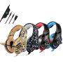 Gaming Headset Stereo Bass Surround PC Gaming Headphones Game Headset with Microphone Mic for PC Mobile Phone for PS4