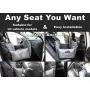 QUEENS NOSE Premium Dog Car Seat - Pet Car Seat with Front & Back Safety Protectors - Dog Booster Seat for Small and Medium Dogs up to 30 lbs - 2 Harness Leashes, Seat Belts, Seat Covers, Water Proof QUEENS NOSE Premium Dog Car Seat - Pet Car Seat with Front & Back Safety Protectors - Dog Booster Seat for Small and Medium Dogs up to 30 lbs - 2 Harness Leashes, Seat Belts, Seat Covers, Water Proof