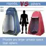 ROPODA Pop Up Tent 83inches x 48inches x 48inches, Upgrade Privacy Tent, Porta-Potty Tent Includes 1 Removable Bottom,8 Stakes,1Removable Rain Cover,1 Carrying Bag