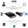 OKiT Car Charger 54W/10.2A 4 Ports Rapid USB Multi-Port QC3.0 Quick Charging Car Charger Charge Compatible Android/iOS Smartphones USB Device