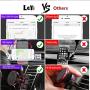 Magnetic Car Phone Mount Holder for Air Vent, [Built-in Amazing Strong Magnets] LeYi 360° Rotate Universal Cell Phone Holder Car Cradles for iPhone, Samsung, Moto, LG, Nokia, etc (Black)