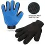 xjzx [Upgrade Version 2PCS Pet Grooming Glove - Gentle Deshedding Brush Glove - Efficient Pet Hair Remover Mitt - Massage Tool with Enhanced Five Finger Design - Perfect for Dogs & Cats, Blue xjzx [Upgrade Version 2PCS Pet Grooming Glove - Gentle Deshedding Brush Glove - Efficient Pet Hair Remover Mitt - Massage Tool with Enhanced Five Finger Design - Perfect for Dogs & Cats, Blue