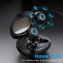 Wireless Earbuds, Motast True Wireless Headphones with Built in Mic, IP7 Waterproof Bluetooth 5.0 Headset with Charging Case, Premium Sound with Deep Bass, Touch Control & Intelligence LED Display