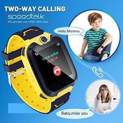 Smart Watch for Kids with SIM Card/1GB SD Card ,7 Puzzle Games Music Player Camera Phone Call SOS Recorder for 3-14 Years Girls Boys,1.54-inch Color Large Touch Screen for Children Birthday Gift