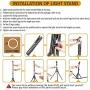 Switti Ring Light with Stand and ipad & Phone Holder,Makeup LED Ring Lights 60W Bi-Color 3000K-5800K CRI≥97 & TLCI ≥99 for YouTube, Facebook Live,Twitch and Blogging (Black)