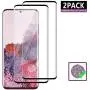 Galaxy S20 Plus Tempered Glass Screen Protector, [9H Hardness] [3D Curved Full Screen] [Support Fingerprint Unlock] Screen Glass HD Protective Film for Samsung Galaxy S20+ 6.7 inch