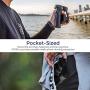 Snoppa Atom 3-Axis Foldable Pocket-Sized Handheld Gimbal Stabilizer for iPhone Smartphone Action Camera, Wireless Charging, 310g Payload, Built-in Microphone Socket, with Mini Tripod