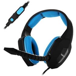 Shunyinda Gaming Headset for Ps4, Xbox One, PC,Phone,with Detachable MIC,Alternative Leather Earcap