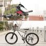MOOZO Bike Handlebar Bag, Bike Phone Holder, Waterproof Bicycle Top Tube Pouch Pannier Cycling Frame Bags Bike Phone Mount Stand for iPhone Xs MAX XR X 8 7 6 6S Plus Samsung LG Smartphones Below 6