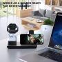 YoFeW 3 in 1 Charging Station for Apple Watch,iPhone and Airpods, Charger Stand Compatible with iwatch Series 5/4/3/2, iPhone 11 Pro Max/Xs/X Max/XR/X/8/8Plus/7/7 Plus, Airpods pro(Upgraded)